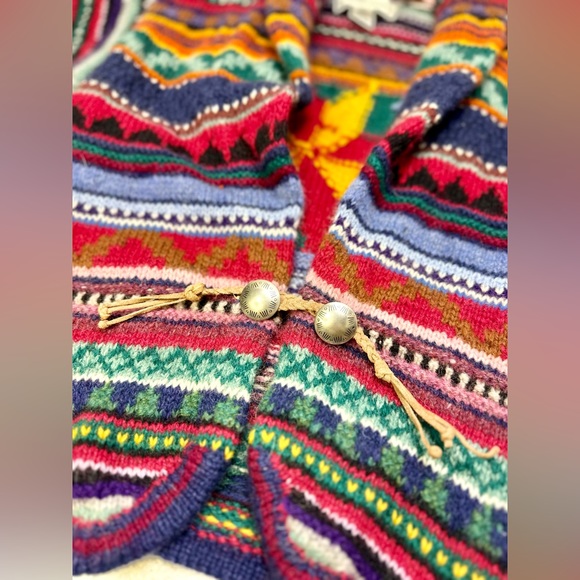 Vintage Women’s Casual Corner Wool Western Jacket w/ Conchos - Picture 11 of 11